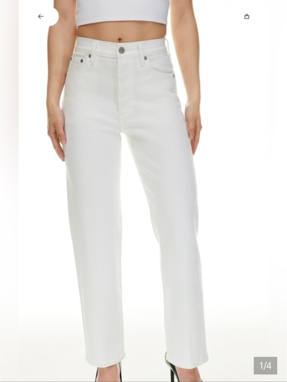 Aritizia Denim Forum Arlo High Rise Straight Jean